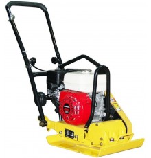 Виброплита TOR C-80T(R) 77 кг, 13,5кН (Loncin) бак, коврик, колесный комплект
