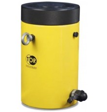 Домкрат гидравлический TOR HHYG-100150LS (ДГ100П150Г) 100 т с фиксирующей гайкой