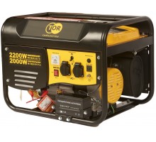 Генератор бензиновый TOR TR2500E 2,0кВт 220В 15л с кнопкой запуска
