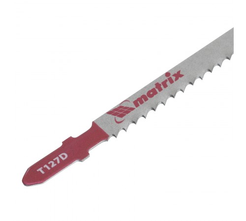 Полотна для электролобзика по металлу, 3 шт, T127D, 75 х 3 мм, HSS Matrix Professional
