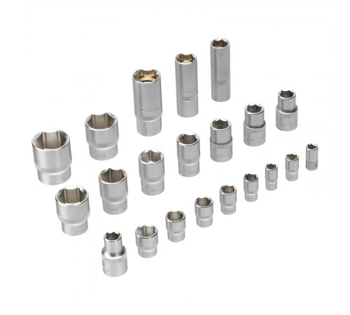 Набор инструментов, 1/2", 1/4", CrV, S2, пластиковый кейс, 64 предмета Denzel
Набор инструментов, 1/2", 1/4", CrV, S2, пластиковый кейс, 64 предмета Denzel