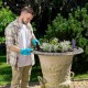 Набор садового инструмента с секатором, пластиковые рукоятки, 3 предмета, Standard, Palisad