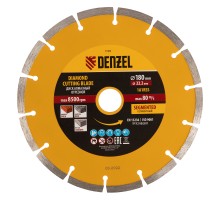 Диск алмазный, отрезной сегментный, 180 х 22.2 мм, сухая резка Denzel
