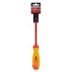 Отвертка Insulated, SL6.5 x 150 мм, CrMo, до 1000 В, двухкомпонентная рукоятка Matrix Professional