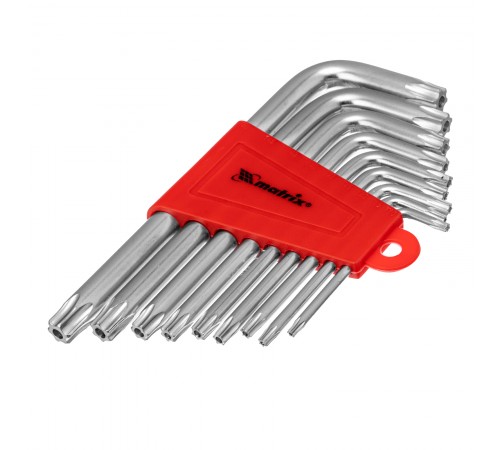 Набор ключей имбусовых Torx , 9 шт, T10-T50, CrV, коротких, с сатинированным покрытием Matrix
Набор ключей имбусовых Torx , 9 шт, T10-T50, CrV, коротких, с сатинированным покрытием Matrix