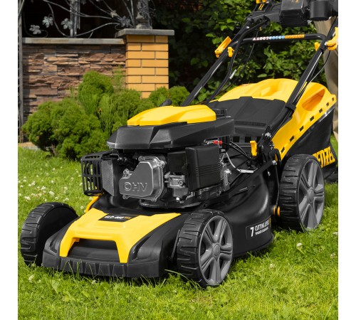Газонокосилка бензиновая GLD-460SP-VE, 146 см3, шир. 46см, привод, вариатор, эл.старт, 60 л Denzel
Газонокосилка бензиновая GLD-460SP-VE, 146 см3, шир. 46см, привод, вариатор, эл.старт, 60 л Denzel