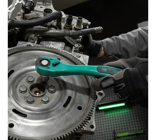 Набор инструментов, 1/4", 3/8", 1/2", Cr-V, S2, усиленный кейс, 216 предметов Stels
