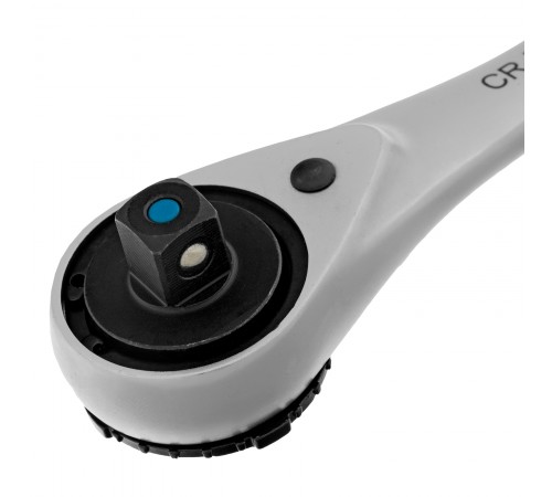 Набор торцевых головок, трещотка 120 зубьев, 1/2",3/8”, CrV, 36 предметов Gross
