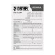 Шнур сетевой Energy Series, ПВС, 1,5 м, 2 x 1,5 мм, с неразборной вилкой, белый, Denzel
