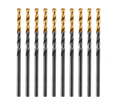 Сверло по металлу, 2,5 мм, HSS-Tin, Golden Tip, 10 шт. Denzel
Сверло по металлу, 2,5 мм, HSS-Tin, Golden Tip, 10 шт. Denzel