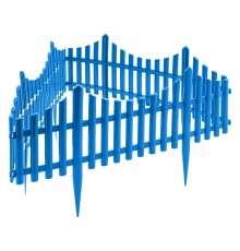 Забор декоративный "Гибкий", 24 х 300 см, голубой, Palisad
