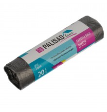 Пакеты для мусора 60 л x 20 шт. серые, Home Palisad
