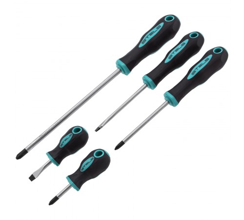 Набор инструментов, 1/2", 1/4", CrV, пластиковый кейс 76 предметов Stels

