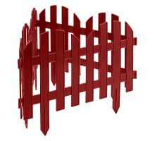 Забор декоративный "Романтика", 28 х 300 см, терракот, Palisad
