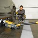 Домкрат гидравлический подкатной, 2/3 т, 98-770 мм, быстрый подъем, низ. подхват, проф, SUV Denzel