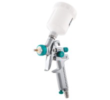 Краскораспылитель AG 810 HVLP, гравитационный, сопло 0.8 мм и 1 мм Stels
