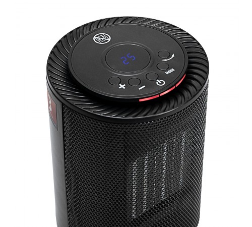 Тепловентилятор электрический керамический DTFC-1200, 3 режима, вентилятор, нагрев 600/1200 Вт Denzel
