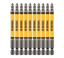 Бита PZ2х90, сталь S2, цилиндр., 10 шт. Е 6,3 Denzel
