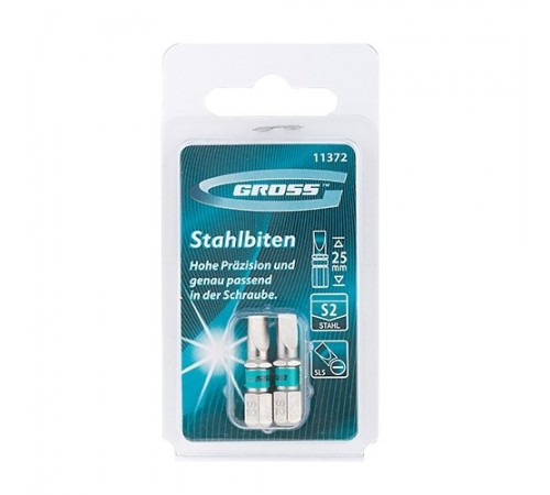 Бита SL5 х 25, сталь S2, 2 шт. Gross
Бита SL5 х 25, сталь S2, 2 шт. Gross