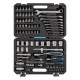Набор инструментов, 1/4", 1/2", CrV, 120 зубьев, 82 предмета Gross