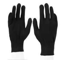 Перчатки Нейлон, 13 класс, черные, XL
