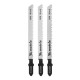 Полотна для электролобзика по дереву, 3 шт, T101BF, 75 x 2.5 мм, Bimetal Matrix Professional
