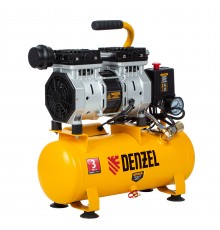 Компрессор DLS650/10 безмаслянный малошумный 650 Вт, 120 л/мин, ресивер 10 л Denzel
