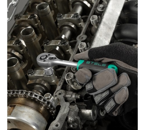 Набор инструментов, 1/2", 1/4", CrV, пластиковый кейс 88 предметов Stels
