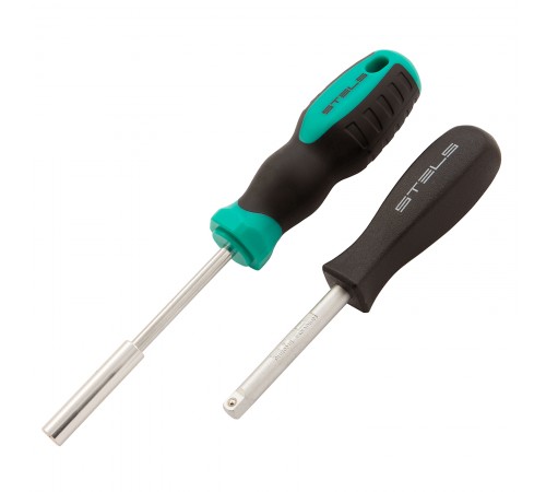 Набор инструментов, 1/4", 3/8", 1/2", Cr-V, S2, усиленный кейс, 216 предметов Stels
