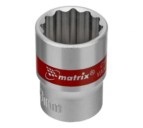 Набор торцевых головок, 1/4", 12 гранные, CrV, 4-13мм, 10 штук Matrix
Набор торцевых головок, 1/4", 12 гранные, CrV, 4-13мм, 10 штук Matrix