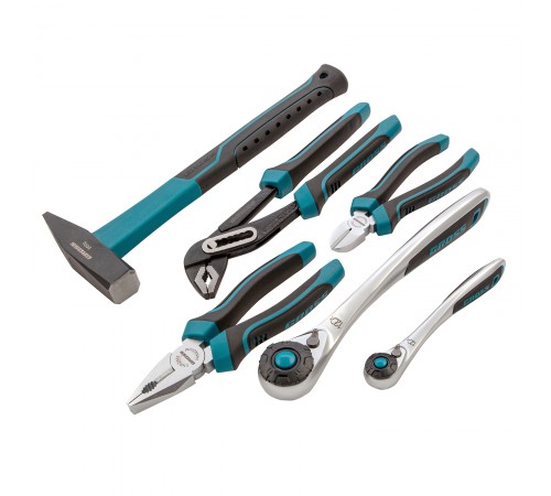 Набор инструментов, 1/4", 1/2", CrV, 120 зубьев, 115 предметов Gross
