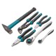 Набор инструментов, 1/4", 1/2", CrV, 120 зубьев, 115 предметов Gross
