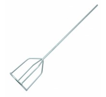 Миксер для гипсовых смесей, 100 х 590 мм, оцинкованный, шестигранный хвостовик 8 мм Denzel
