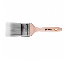 Кисть плоская Platinum 2.5", искусственная щетина, деревянная ручка MTX
