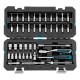 Набор инструментов, 1/4", CrV, 120 зубьев, 42 предмета Gross
