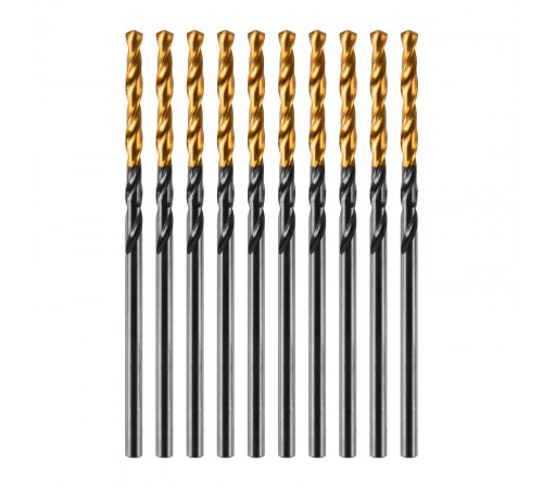 Сверло по металлу, 2 мм, HSS-Tin, Golden Tip, 10 шт. Denzel
Сверло по металлу, 2 мм, HSS-Tin, Golden Tip, 10 шт. Denzel