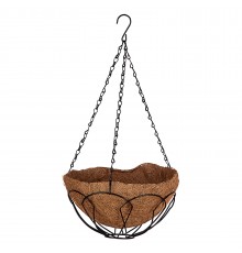 Подвесное кашпо, 25 см, с кокосовой корзиной Palisad
