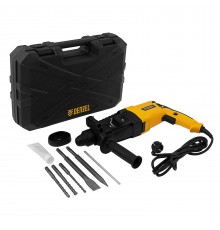 Перфоратор электрический RHH-800-26, SDS-plus, 800 Вт, 3 Дж, 3 плюс 1 реж. Denzel
