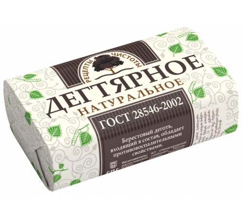 Мыло дегтярное, 90 г, НМЖК
