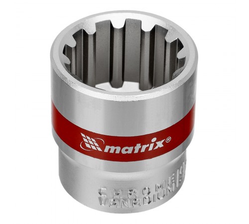 Набор универсальных торцевых головок 3/8", Spline, CrV, 8-19мм, 10 штук Matrix
Набор универсальных торцевых головок 3/8", Spline, CrV, 8-19мм, 10 штук Matrix