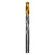 Сверло спиральное по металлу 9 x 125 мм, Р6М5, Golden Tip Denzel