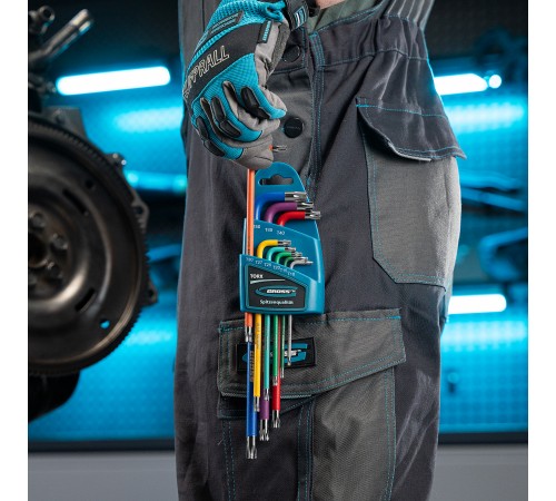Набор ключей имбусовых Torx -TT, 9 шт: T10-T50, магнит, S2, экстра-длинные, хром/краска 9 шт Gross
Набор ключей имбусовых Torx -TT, 9 шт: T10-T50, магнит, S2, экстра-длинные, хром/краска 9 шт Gross