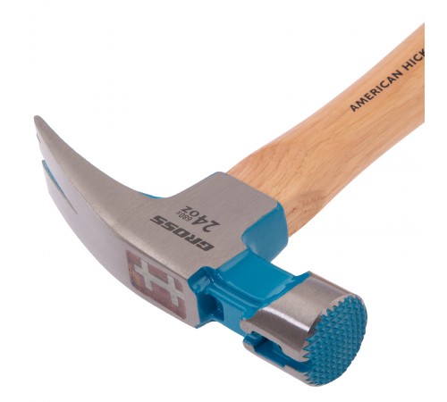 Молоток-гвоздодер, 680 г, угол 75, магнит, обрезиненная рукоятка AMERICAN HICKORY GROSS
Молоток-гвоздодер, 680 г, угол 75, магнит, обрезиненная рукоятка AMERICAN HICKORY GROSS