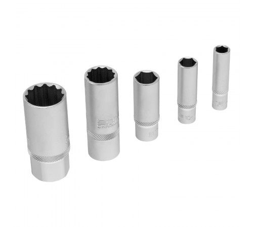 Набор торцевых головок с трещоткой, 1/2" и 1/4", 68 предметов Stels

