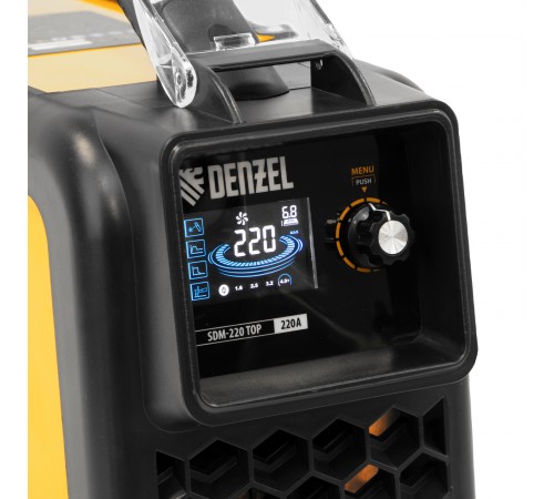 Аппарат инвертор. дуговой сварки SDM-220 Top, 220 А, ПВ 60% Denzel
