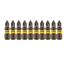 Бита PH1х25, сталь S2, шестигранный профиль, 10 шт. Е 6,3 Denzel
