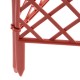 Забор декоративный "Сетка", 24 х 320 см, терракот, Palisad