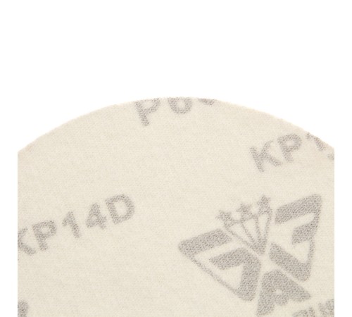 Диск шлифовальный под "липучку", KP14D, зернистость P 60, 25-Н, 125 мм, 5 шт, "БАЗ"
