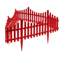Забор декоративный "Гибкий", 24 х 300 см, коралловый, Palisad
