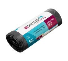 Пакеты для мусора 30 л x 50 шт. серые, Home Palisad

